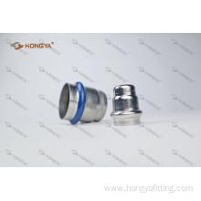 STAINLESS STEEL PIPE FITTING V PROFILE CAP